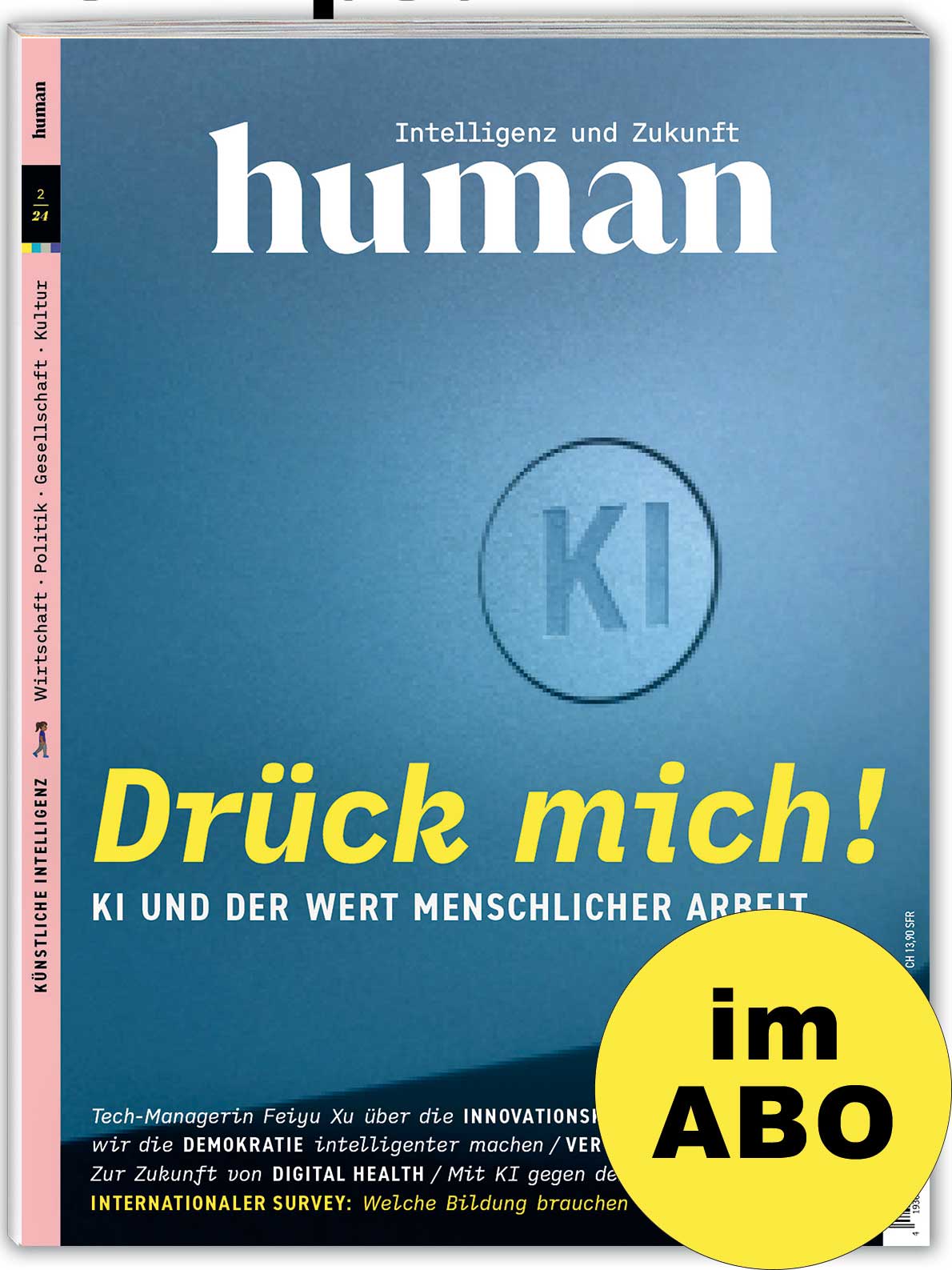 4 Ausgaben human (Jahresabo - print)