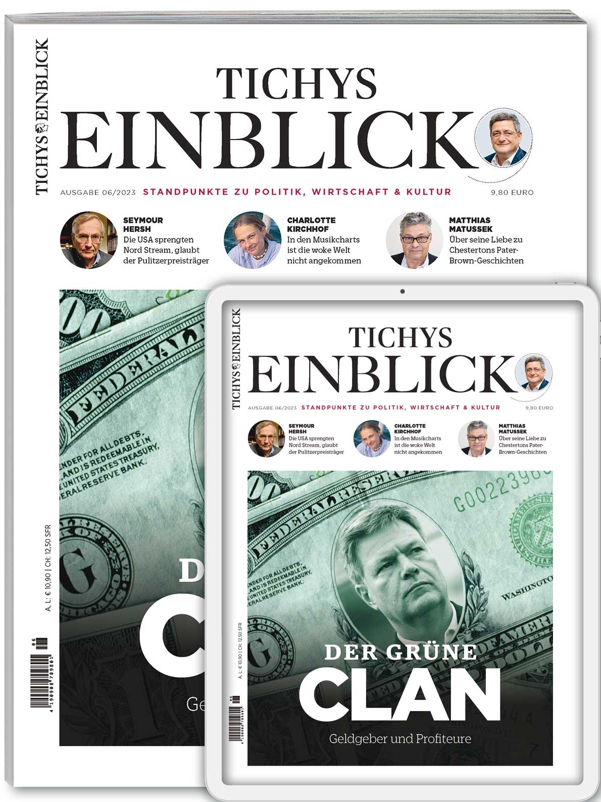 12 Ausgaben Tichys Einblick (Jahresabo - print und digital)